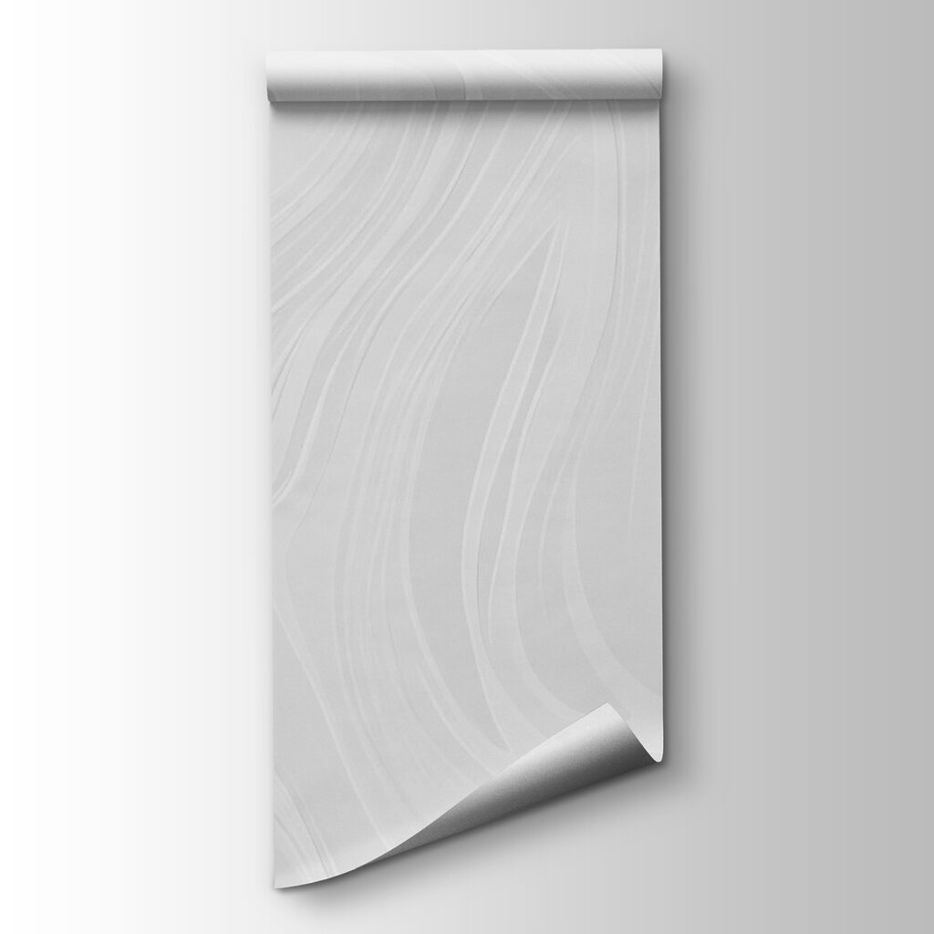 White background with wavy lines