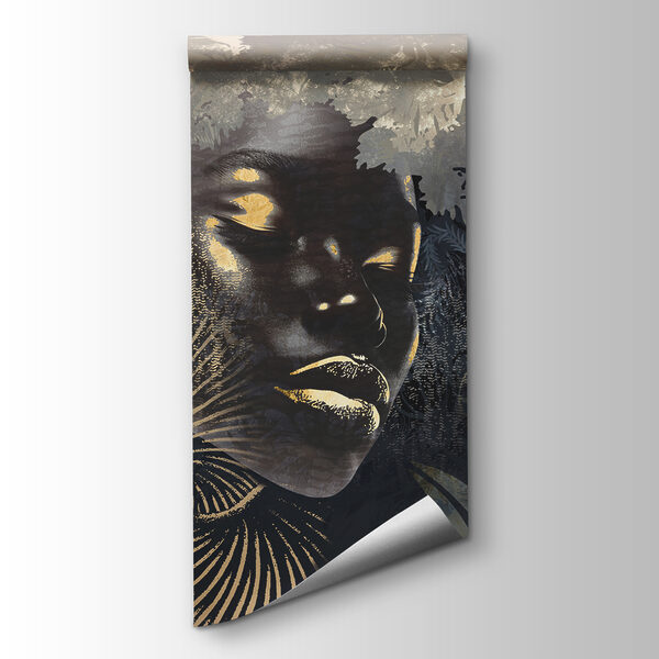 Dreamy portrait in a lush landscape Dreamy portrait in a lush landscape