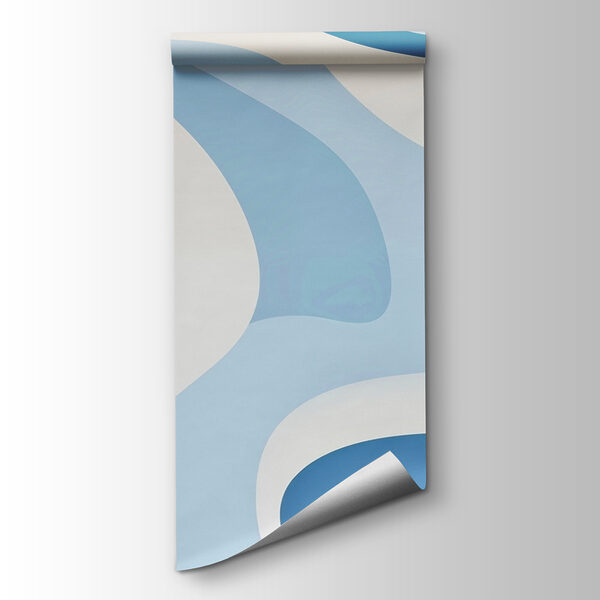 Blue and white background