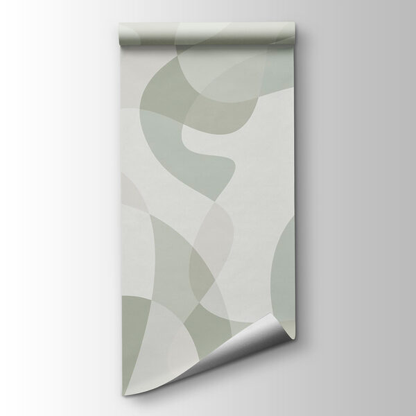 White and grey background with circles