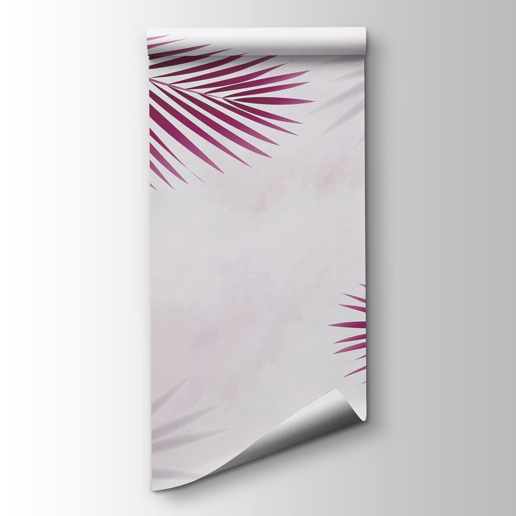 Purple leaves on a white background Purple leaves on a white background