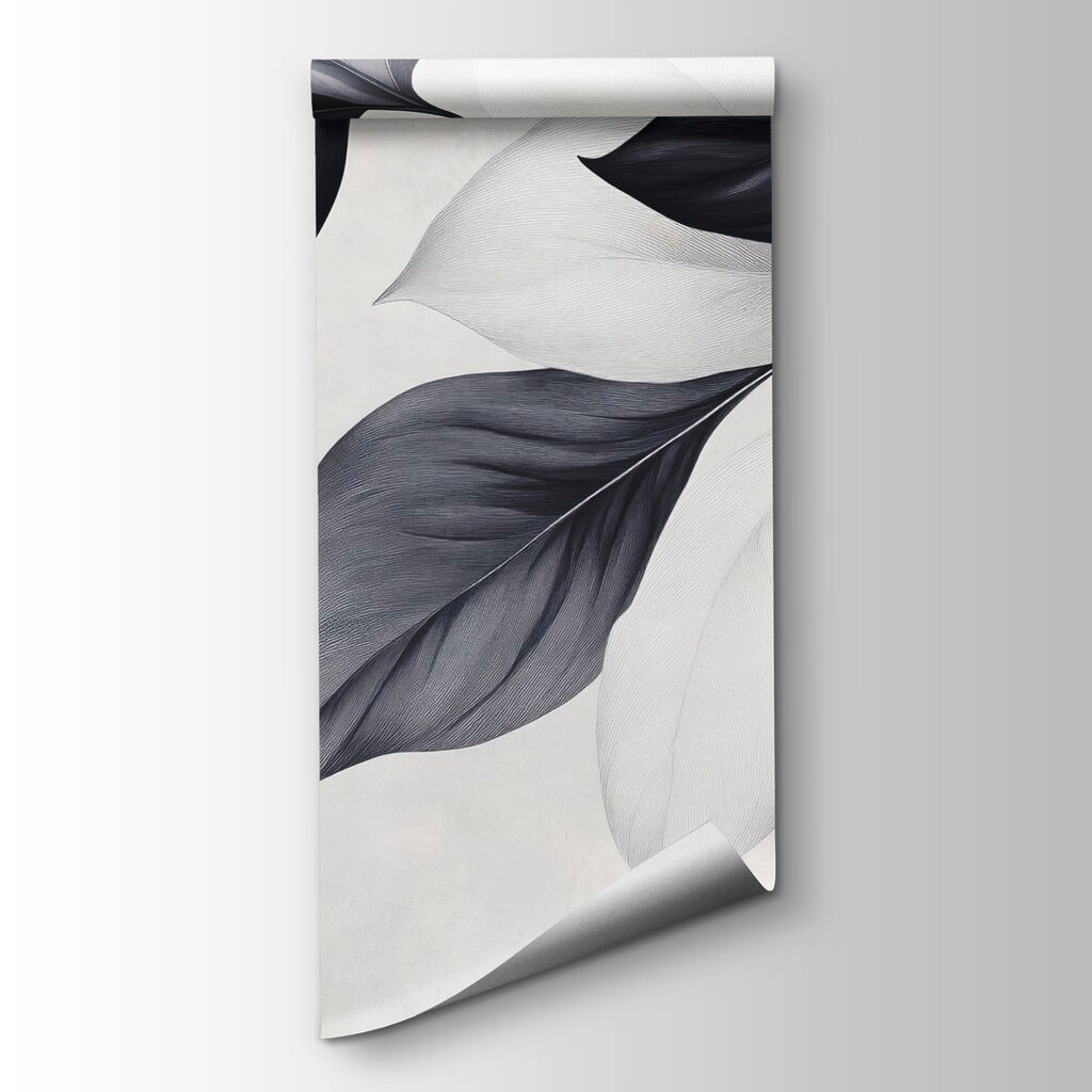 Elegant leaves in monochrome tones Elegant leaves in monochrome tones