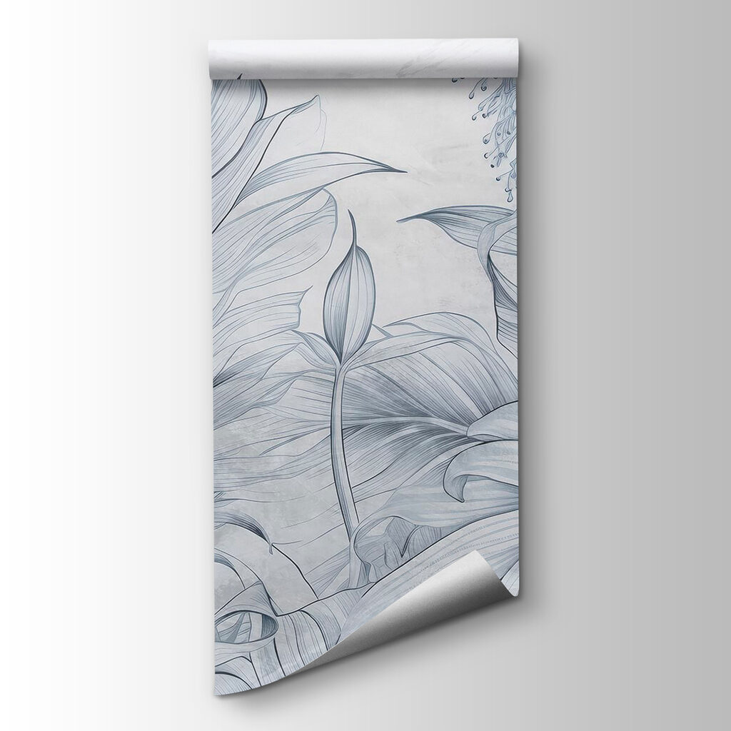 Drawing of leaves and flowers Drawing of leaves and flowers