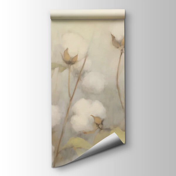 Painting of cotton flowers
