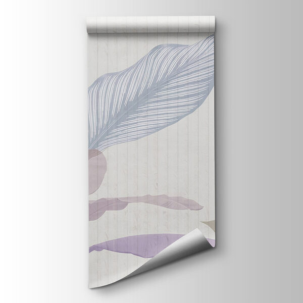 Gentle pastel leaves in soft tones Gentle pastel leaves in soft tones