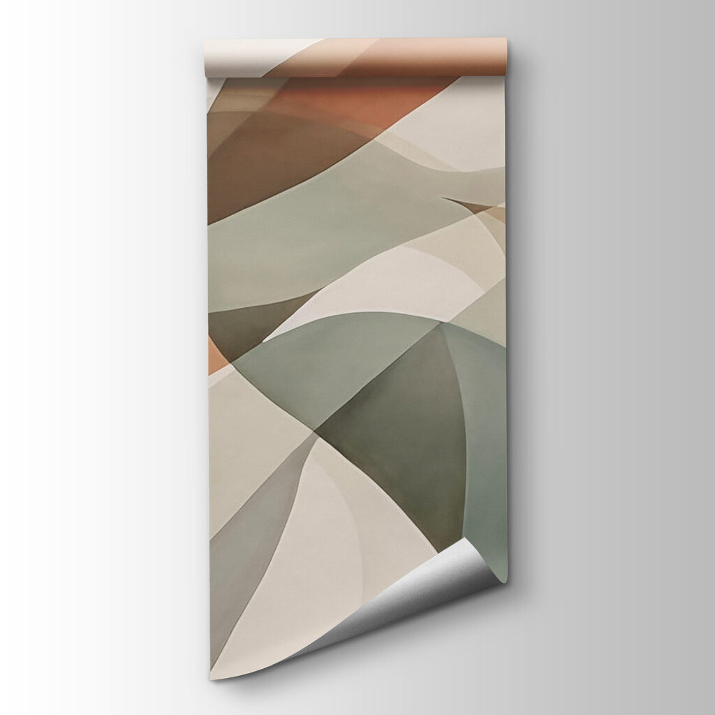 Abstract waves in soft colors Abstract waves in soft colors