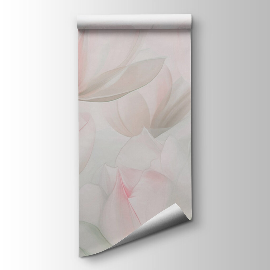 Delicate blooms in soft pastel hues