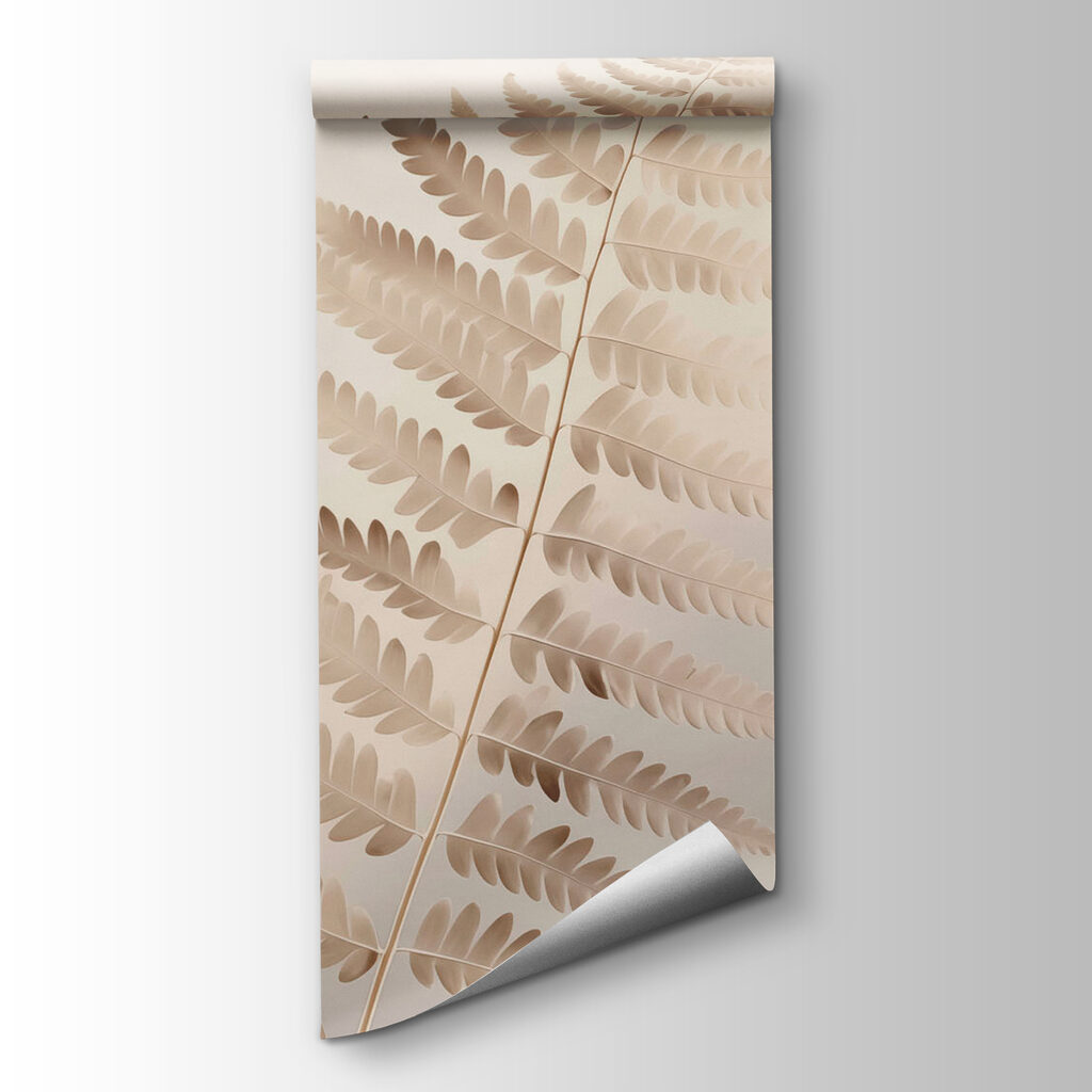 Delicate fern leaves in soft light