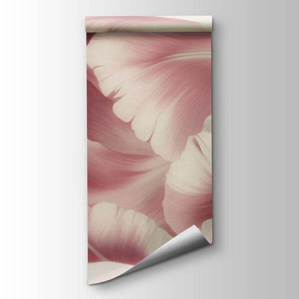 Delicate pink tulip in bloom