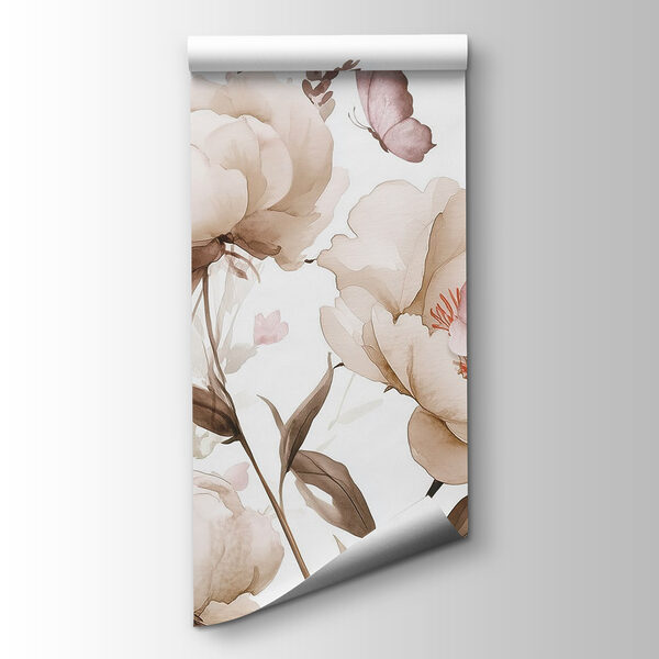 Painting of flowers and butterflies Painting of flowers and butterflies