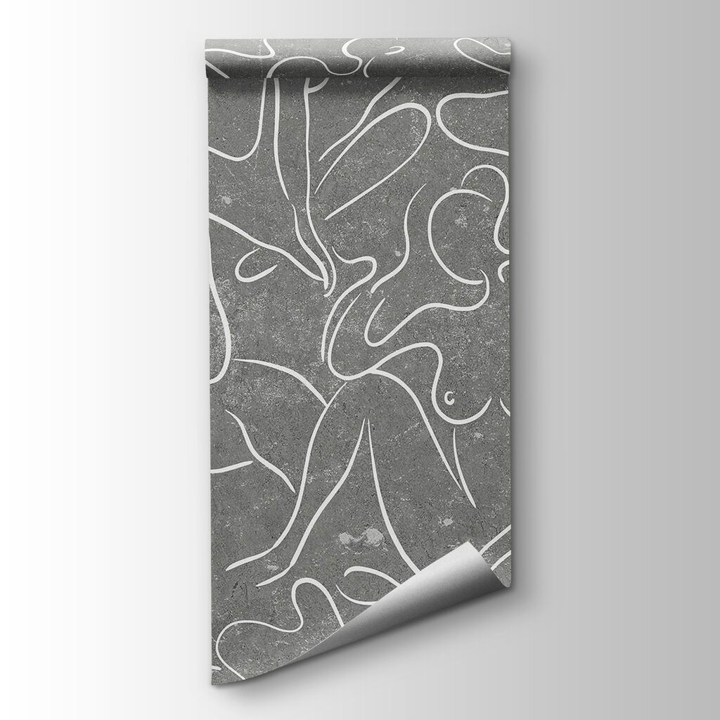 Group of women's body drawings Group of women's body drawings