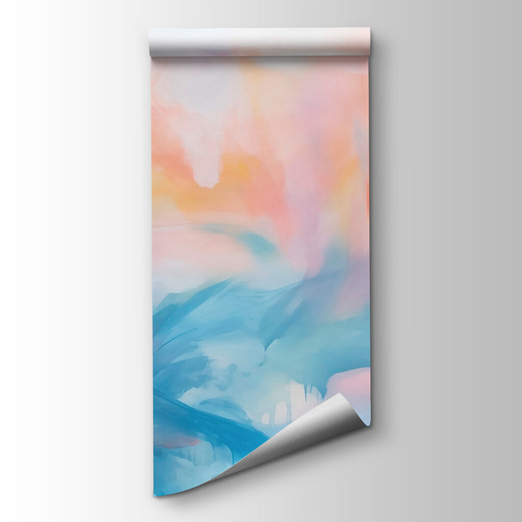 Painting of a colorful sky Painting of a colorful sky