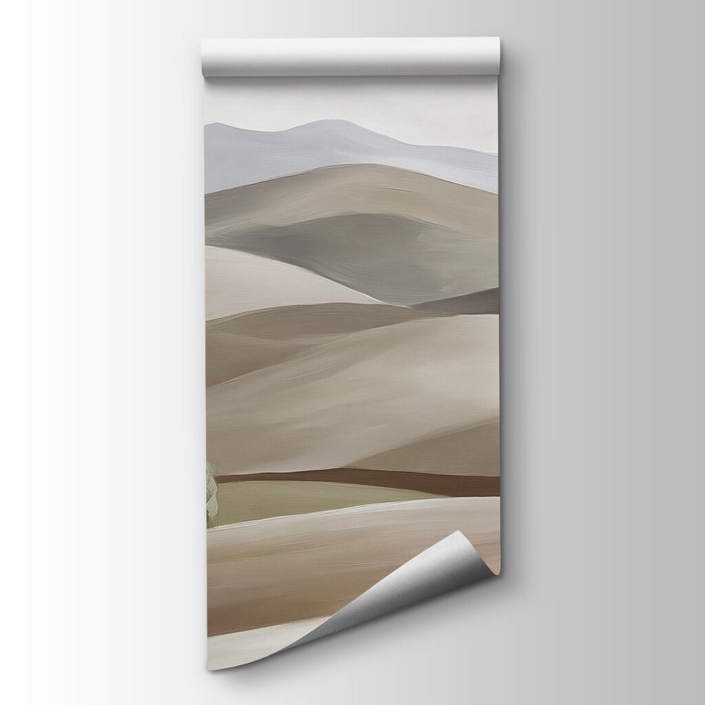 Landscape of hills and trees Landscape of hills and trees