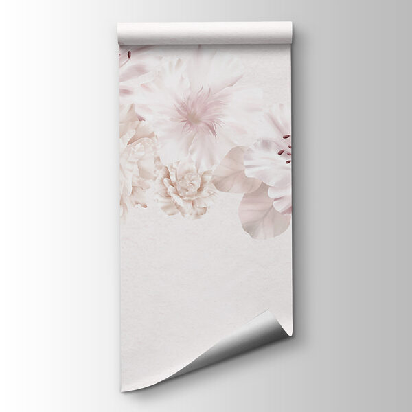 Group of flowers on a white background Group of flowers on a white background