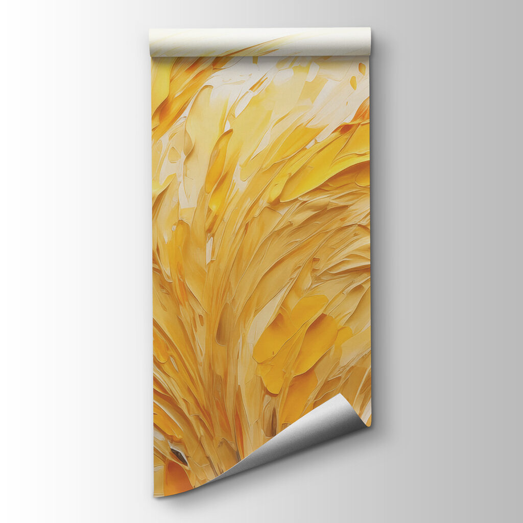 Yellow and white painting Yellow and white painting