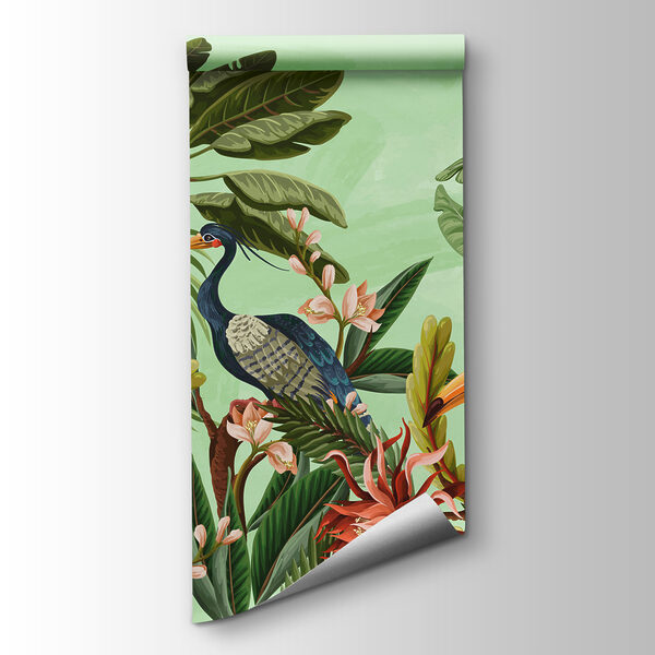 Group of birds and flowers Group of birds and flowers