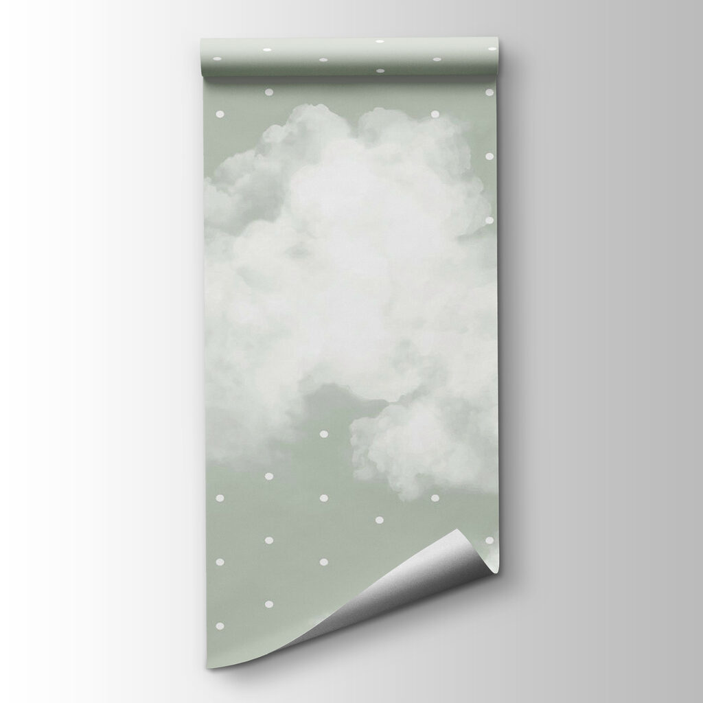 White clouds in the sky