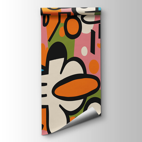 Colorful pattern with different shapes