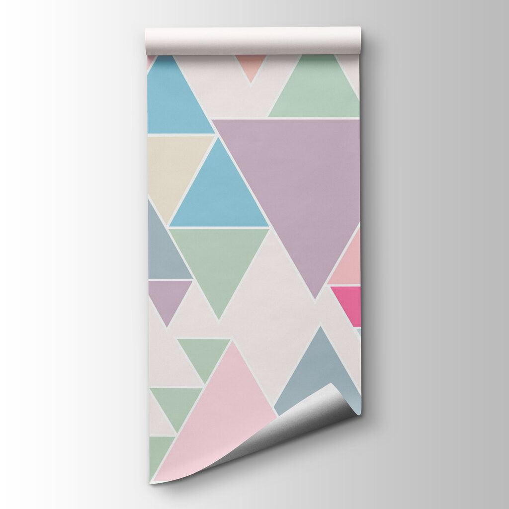 Group of triangles in different colors Group of triangles in different colors