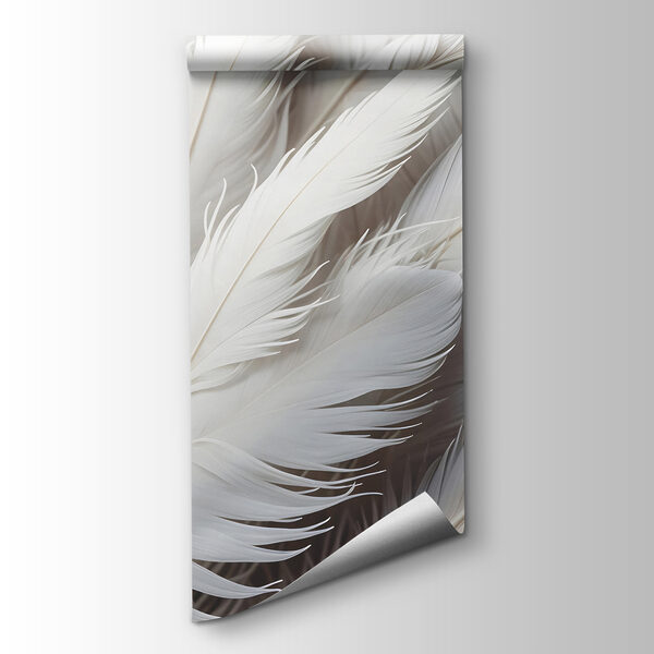 Group of white feathers Group of white feathers