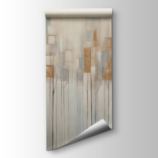 Painting of trees with squares Painting of trees with squares