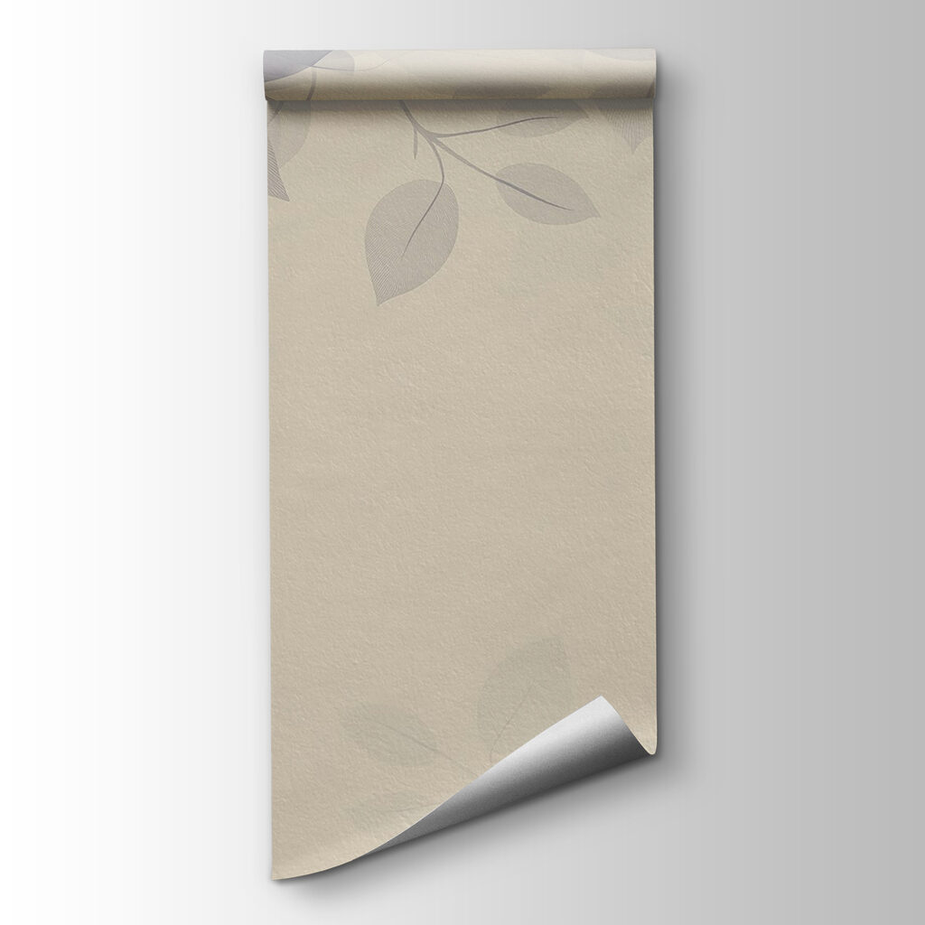 White background with leaves White background with leaves