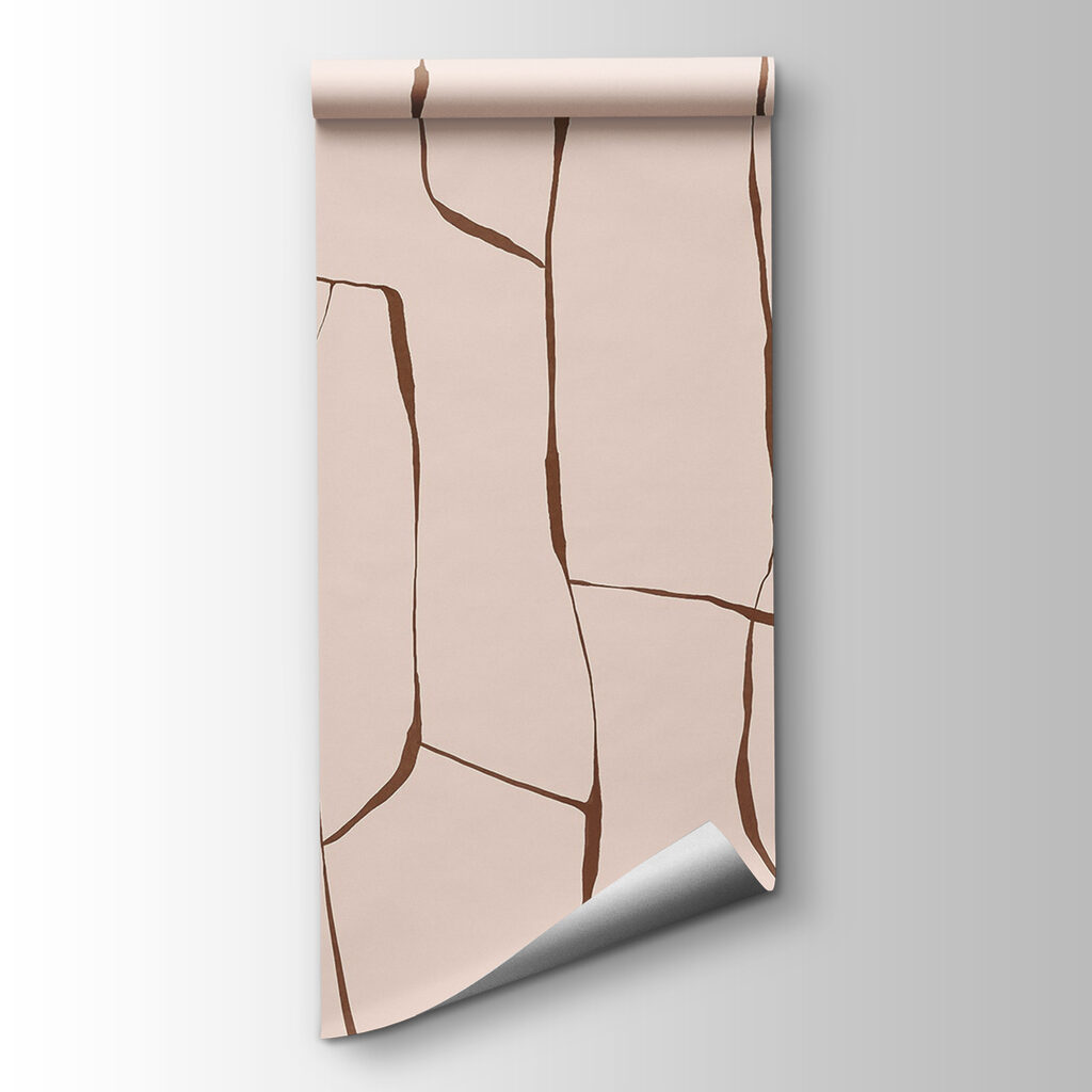 Cracked pattern in soft hues Cracked pattern in soft hues
