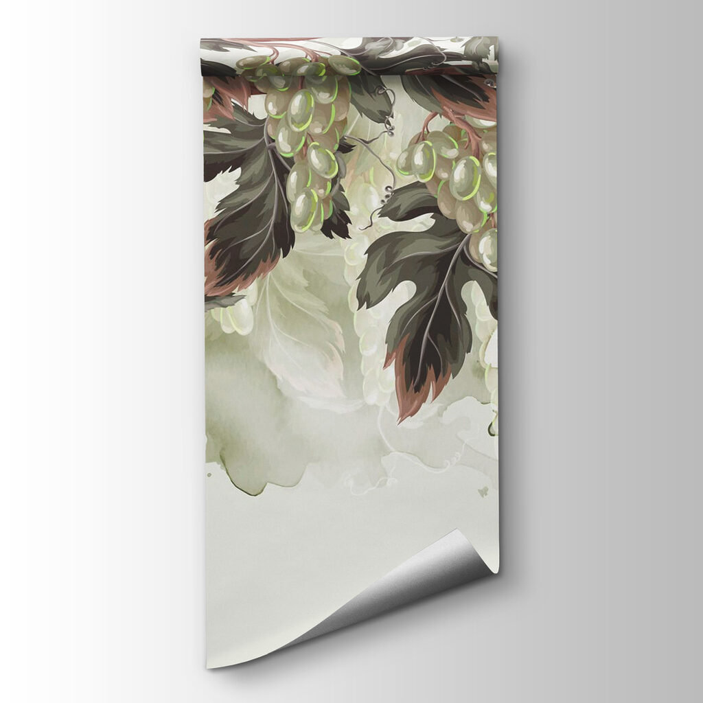 Bunch of grapes on a vine