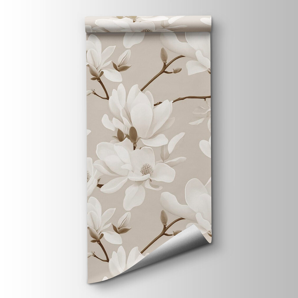 Pattern of white flowers