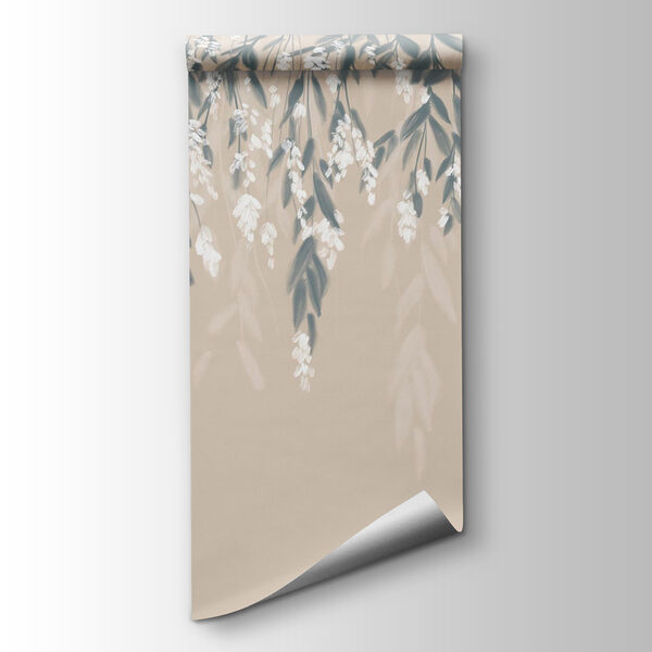 Delicate leaves in soft tones