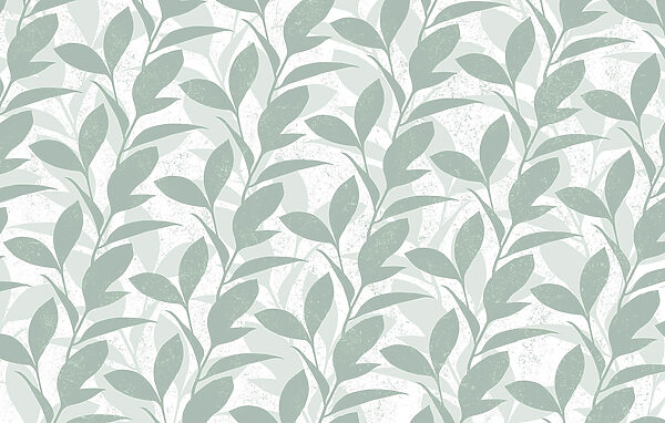Pattern of leaves on a white background Pattern of leaves on a white background