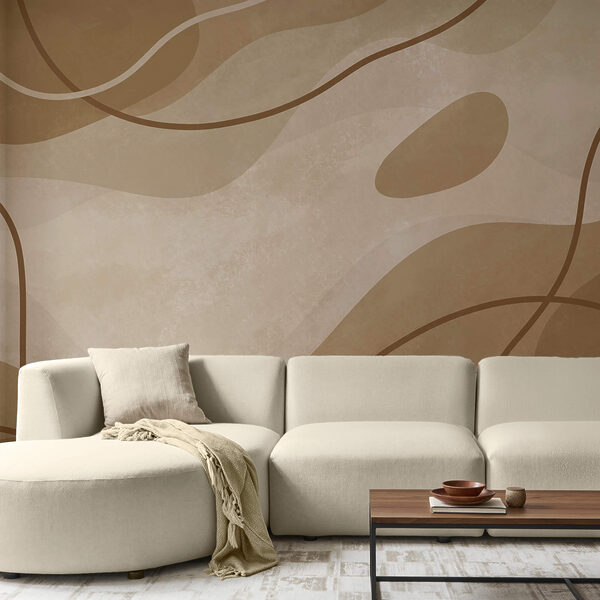 Fundo marrom e branco