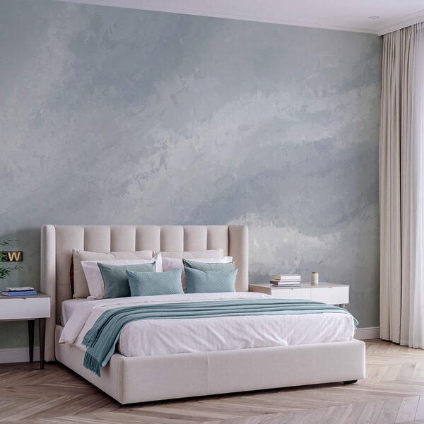 Ondas suaves de cores delicadas