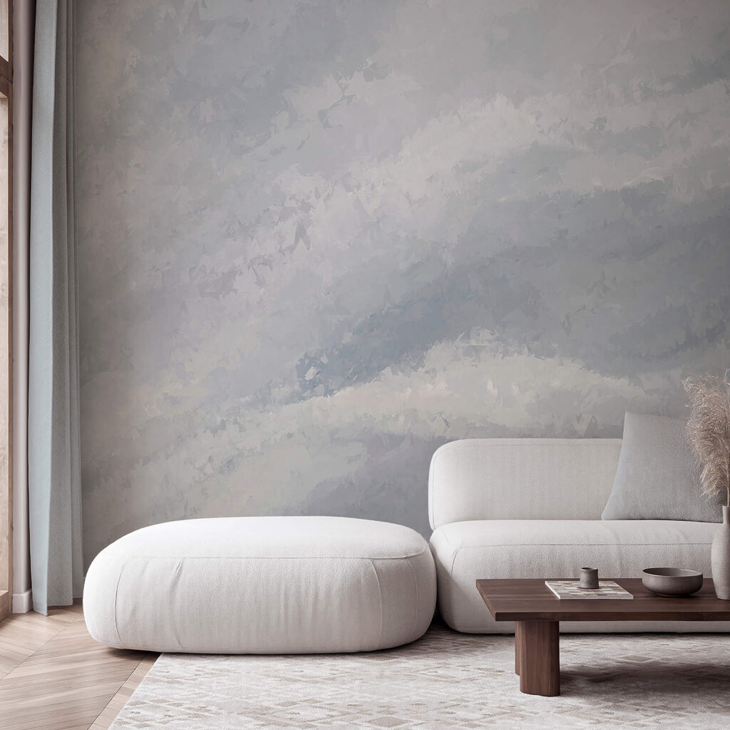 Ondas suaves de cores delicadas