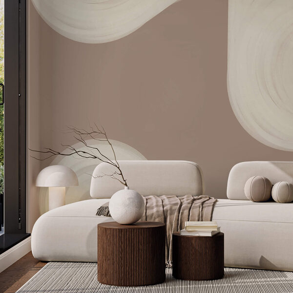 Círculos brancos espirais