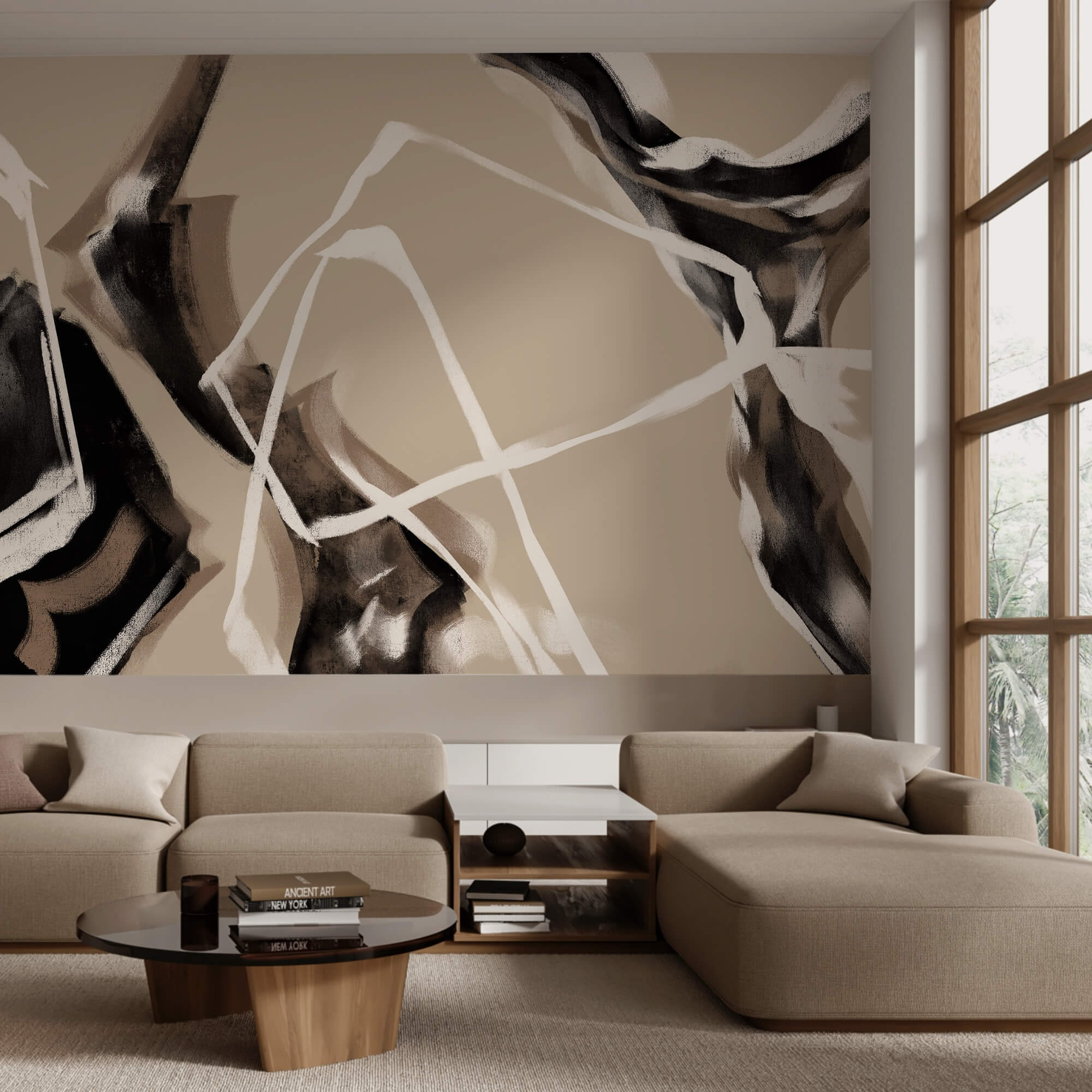 Linhas abstratas criam intrigas visuais