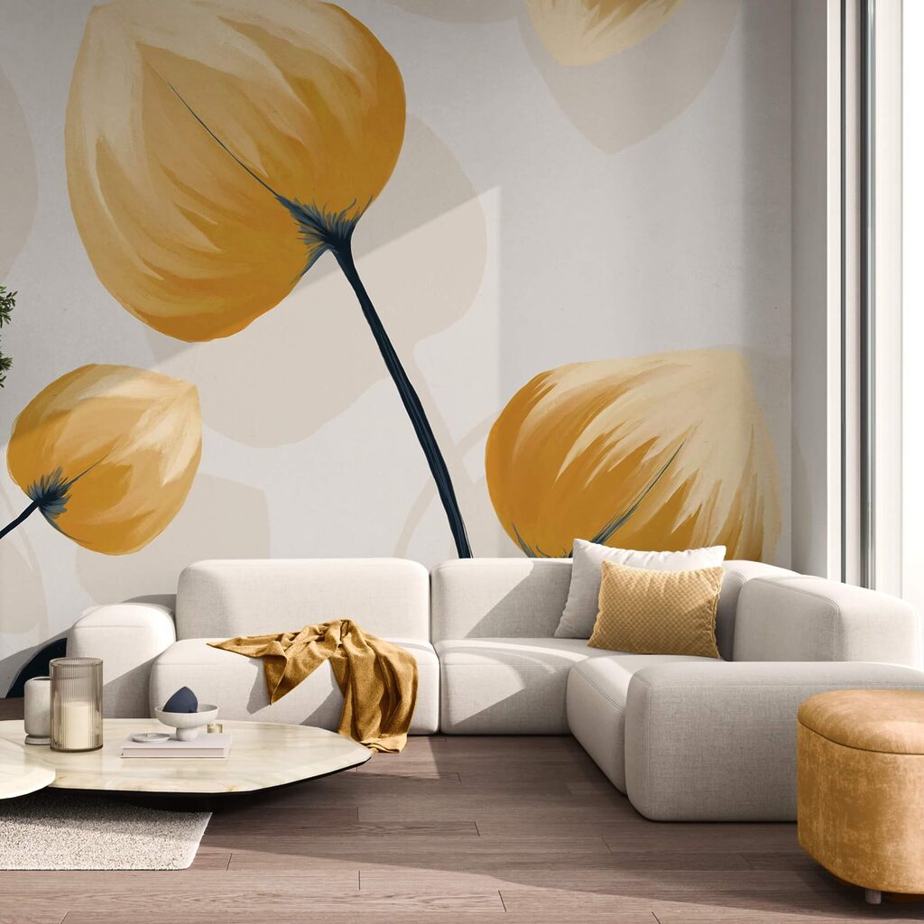 Pétalas delicadas em tons suaves