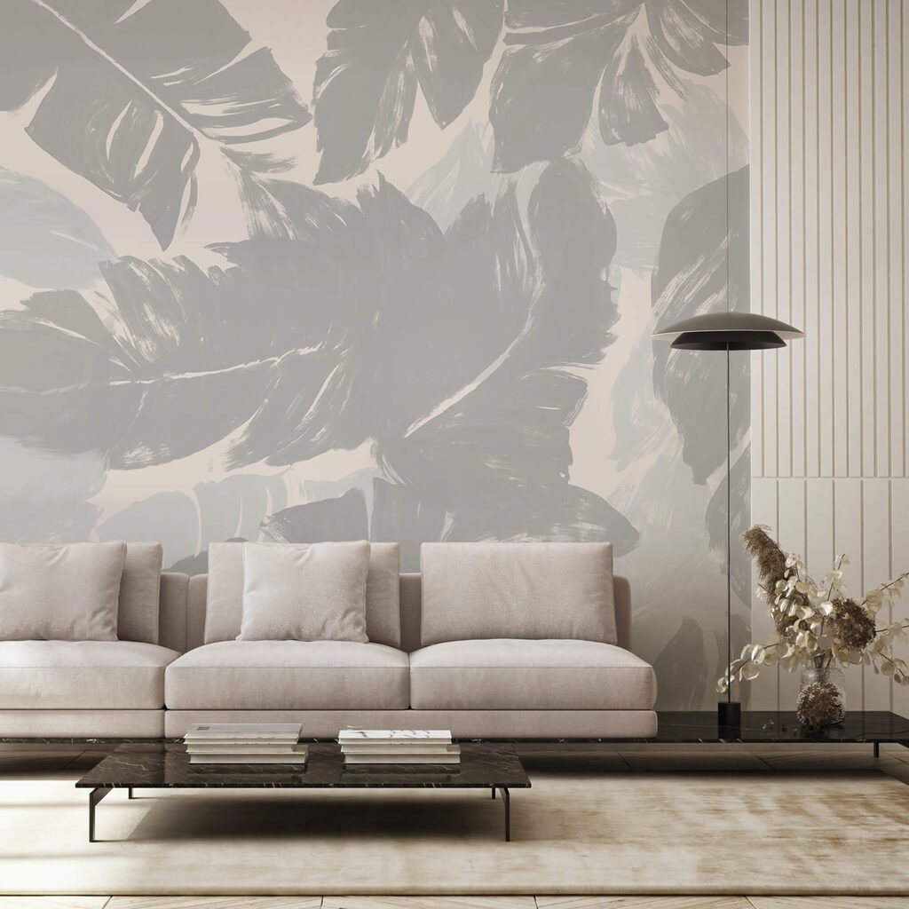 Folhagem elegante em tons suaves