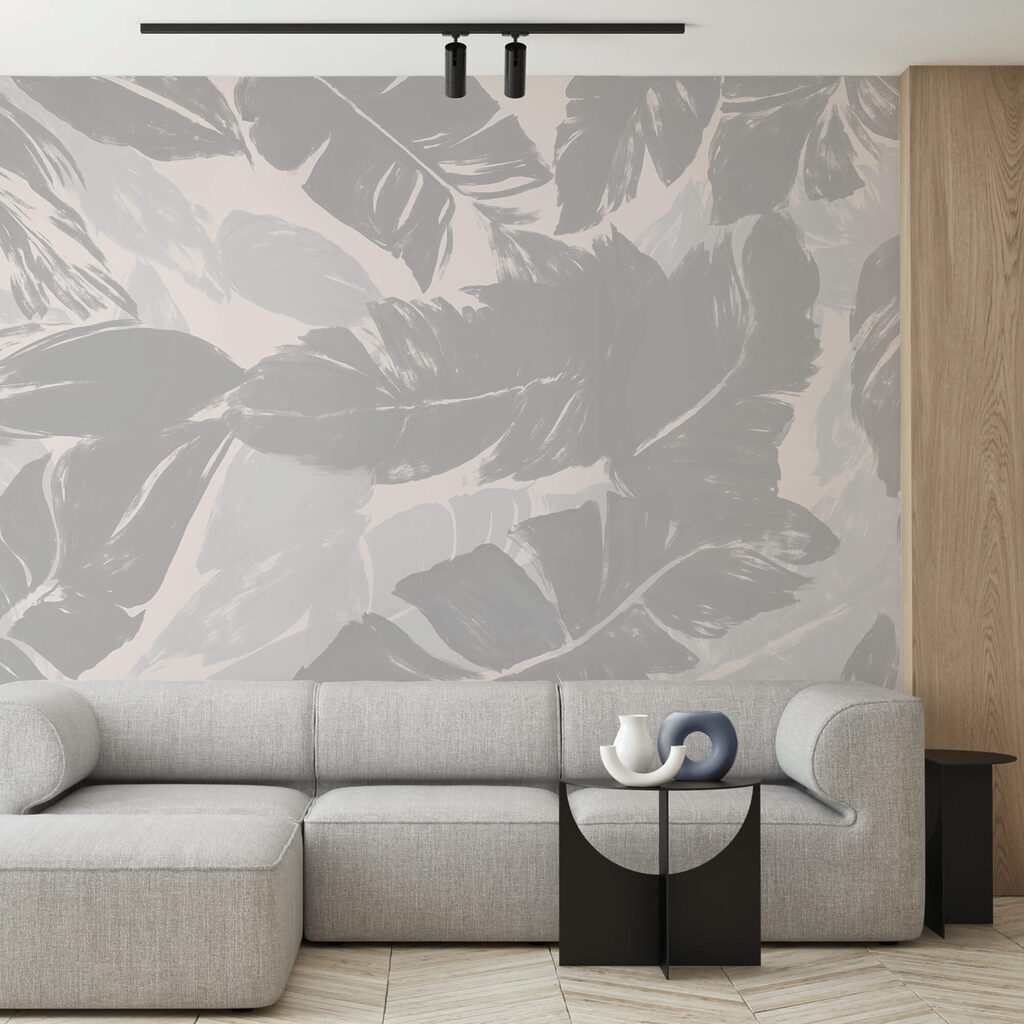 Folhagem elegante em tons suaves