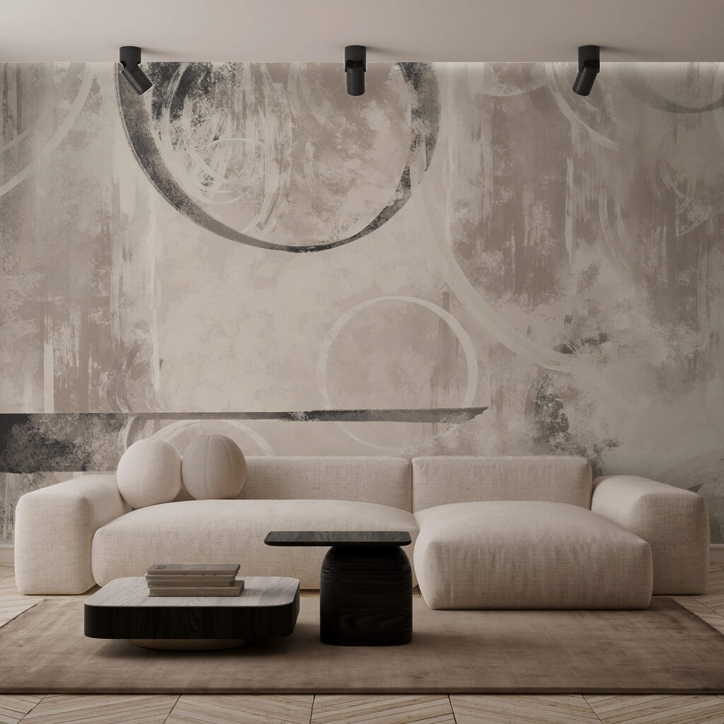 Padrões abstratos em tons neutros