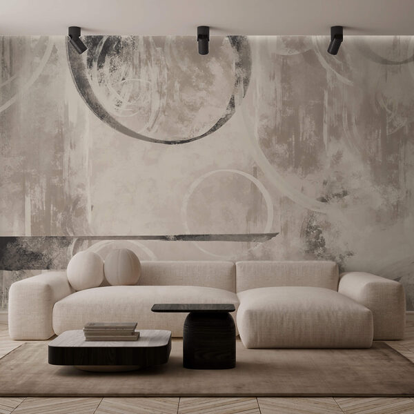 Padrões abstratos em tons neutros