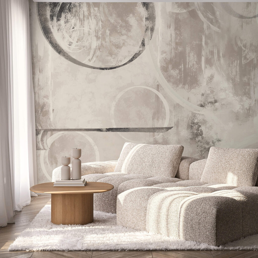 Padrões abstratos em tons neutros