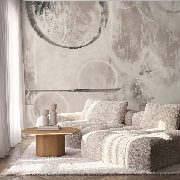 Padrões abstratos em tons neutros