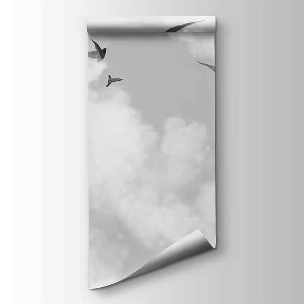 Birds flying birds in the sky