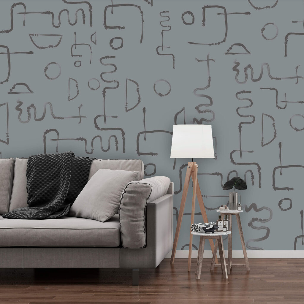 Padrão de linhas e formas