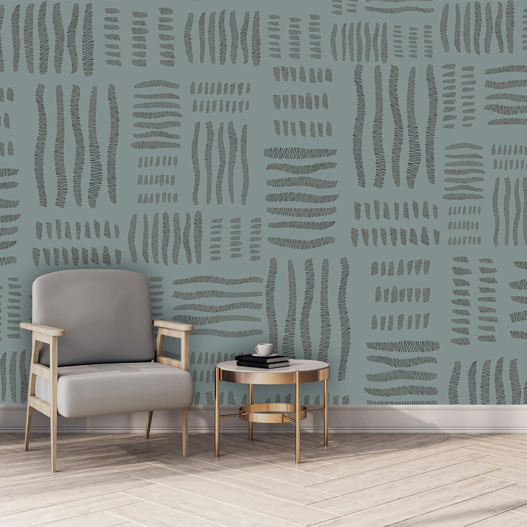 Padrão de linhas pretas e brancas