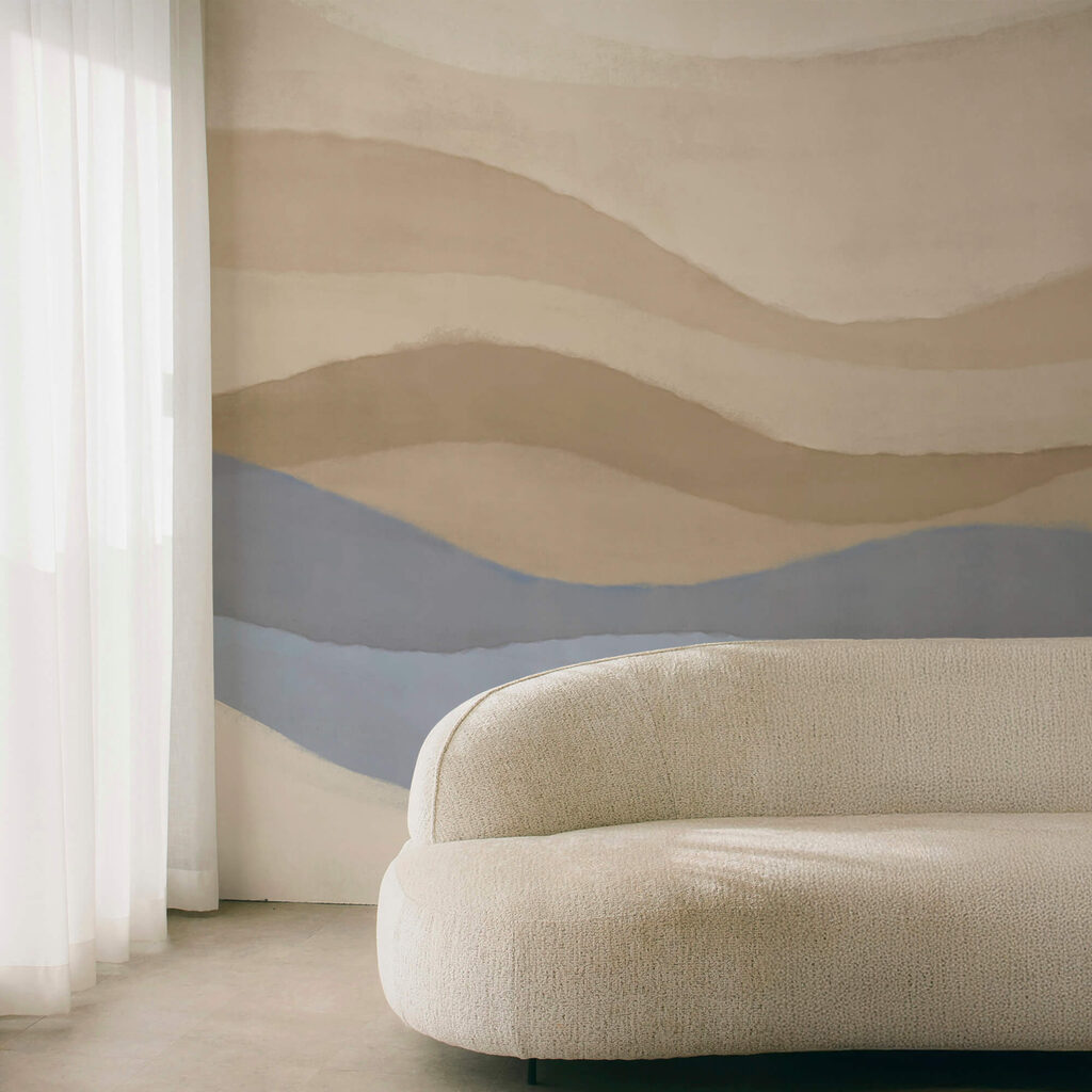 Pintura de uma praia