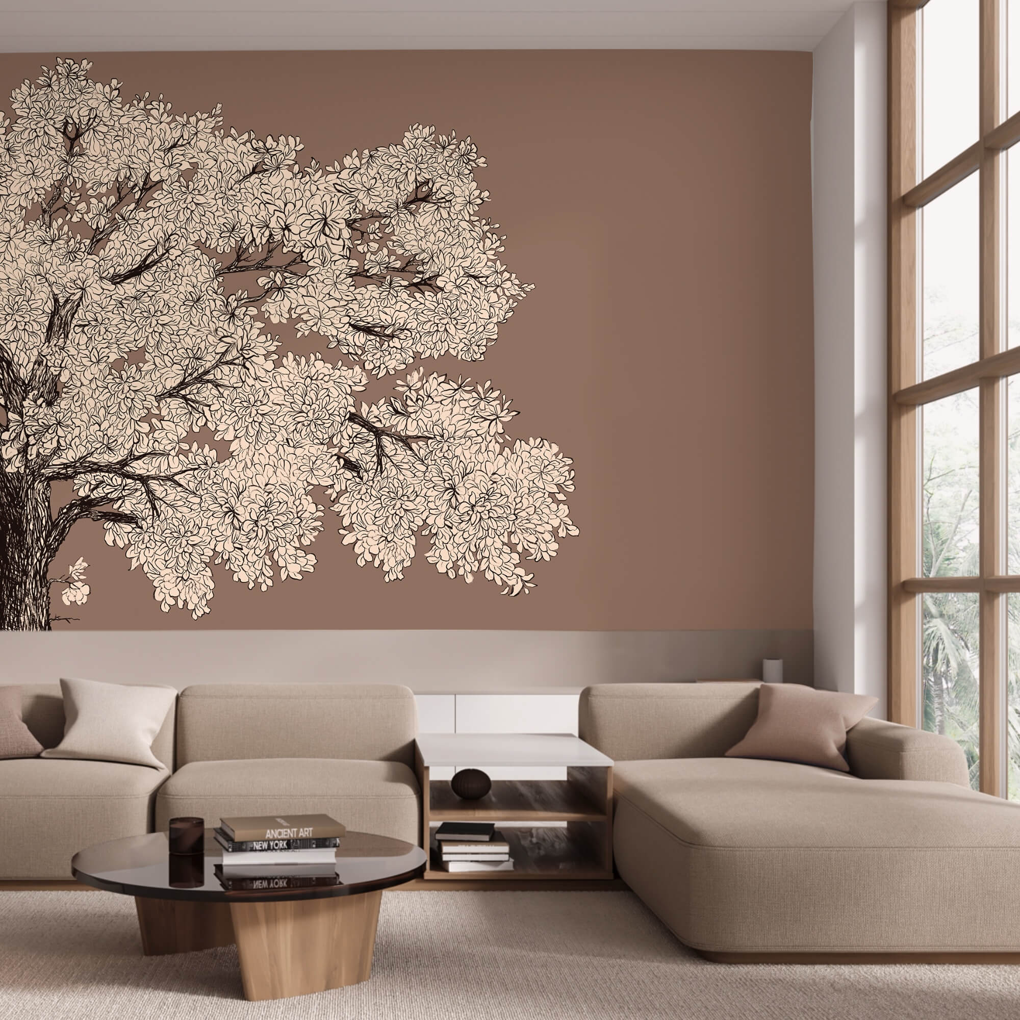 Árvore com flores brancas Árvore com flores brancas