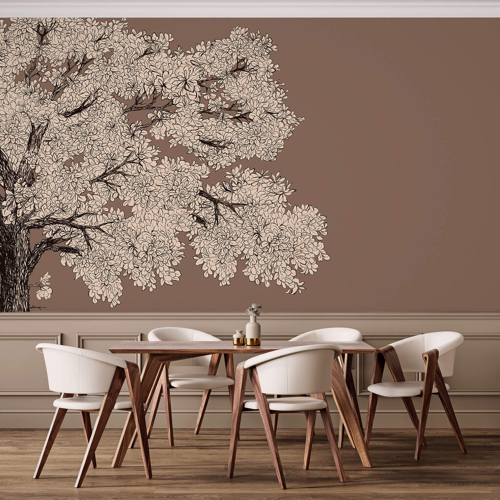 Árvore com flores brancas Árvore com flores brancas