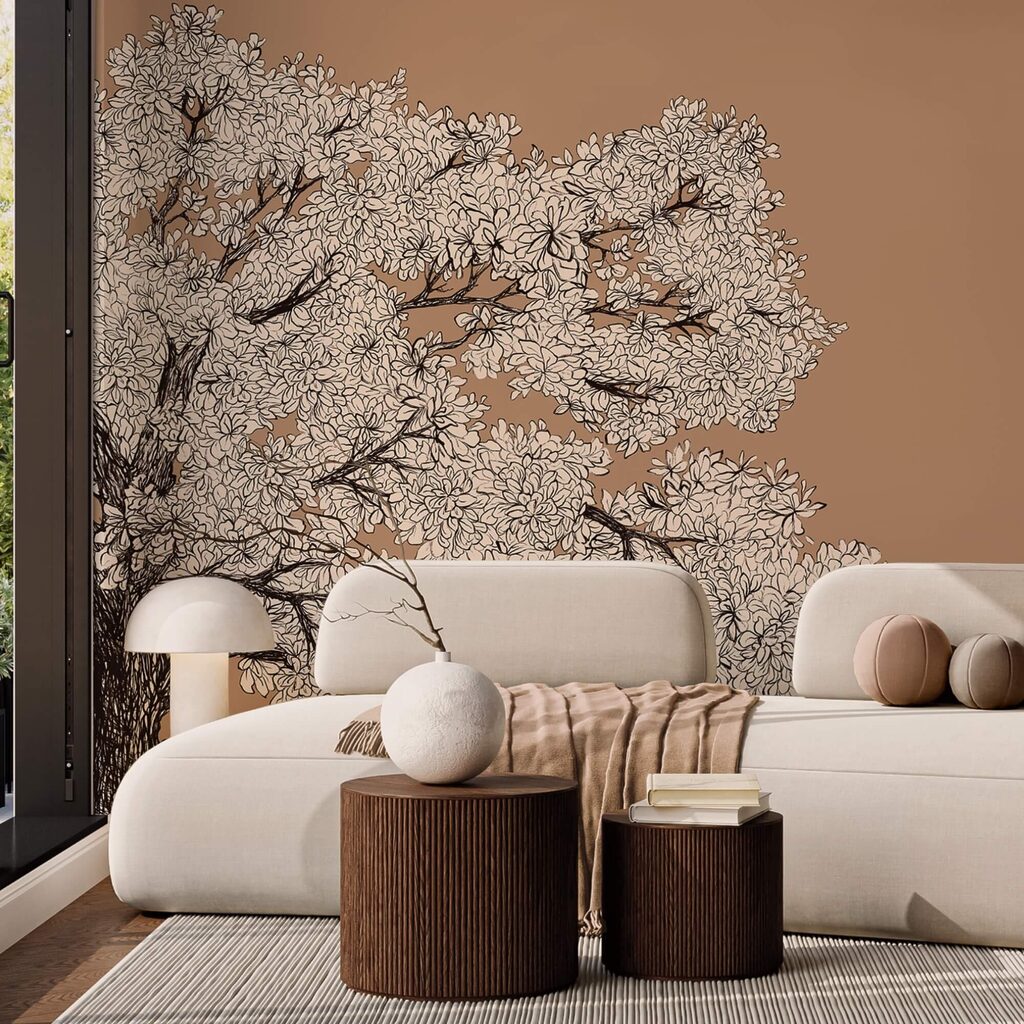 Árvore com flores brancas